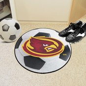 Iowa State Cyclones Soccer Ball Rug - 27in. Diameter, 36364
