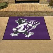 Kansas State Wildcats All-Star Rug - 34 in. x 42.5 in. - Wildcat Mascot Logo, 36372