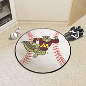 Minnesota Golden Gophers Baseball Rug - 27in. Diameter, 36397