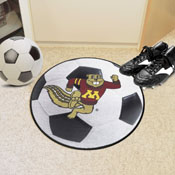 Minnesota Golden Gophers Soccer Ball Rug - 27in. Diameter, 36400