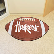 Nebraska Cornhuskers  Football Rug - 20.5in. x 32.5in., 36411