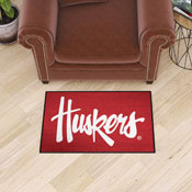 Nebraska Cornhuskers Starter Mat Accent Rug - 19in. x 30in., 36413