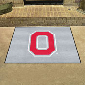 Ohio State Buckeyes All-Star Rug - 34 in. x 42.5 in. - Block O Alernate Logo, 36432