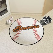 Oregon State Beavers Baseball Rug - 27in. Diameter - Beavers Script Alternate Logo, 36493