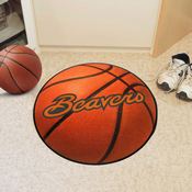 Oregon State Beavers Basketball Rug - 27in. Diameter - Beavers Script Alternate Logo, 36494