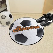 Oregon State Beavers Soccer Ball Rug - 27in. Diameter - Beavers Script Alternate Logo, 36496