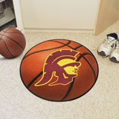 Southern California Trojans Basketball Rug - 27in. Diameter, 36542