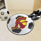 Southern California Trojans Soccer Ball Rug - 27in. Diameter, 36544