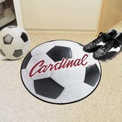 Stanford Cardinal Soccer Ball Rug - 27in. Diameter, 36556