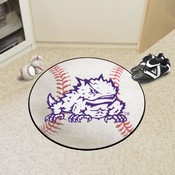 TCU Horned Frogs Baseball Rug - 27in. Diameter, 36564