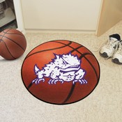 TCU Horned Frogs Basketball Rug - 27in. Diameter, 36565