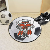 Texas Tech Red Raiders Soccer Ball Rug - 27in. Diameter, AGS-36600