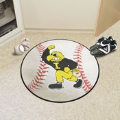 Iowa Hawkeyes Baseball Rug - 27in. Diameter - Herkey Mascot Logo, 36637