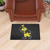 Iowa Hawkeyes Starter Mat Accent Rug - 19in. x 30in. - Herkey Mascot Logo, 36641