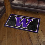 Washington Huskies Plush Area Rug, AGS-36708