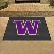 Washington Huskies All-Star Rug - 34 in. x 42.5 in. - W Primary Logo, 36712