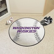 Washington Huskies Baseball Rug - 27in. Diameter, 36713