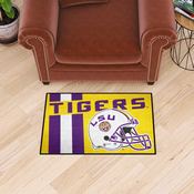 LSU Tigers Starter Mat Accent Rug - 19in. x 30in. - LSU Helmet Logo & Wordmark, 36799