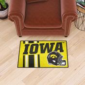 Iowa Hawkeyes Starter Mat Accent Rug - 19in. x 30in. - Iowa Helmet Logo, 36812