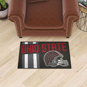 Ohio State Buckeyes Starter Mat Accent Rug - 19in. x 30in., Uniform Design, 36819