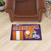 Clemson Tigers Starter Mat Accent Rug - 19in. x 30in., Uniform Design, 36844