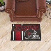 Louisville Cardinals Starter Mat Accent Rug - 19in. x 30in. - Cardinal Helmet, 36849