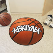 Brooklyn Nets Basketball Rug - 27in. Diameter, 36887