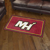 Miami Heat Plush Area Rug, AGS-36999