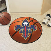 New Orleans Pelicans Basketball Rug - 27in. Diameter, 37031