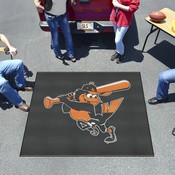 Baltimore Orioles Tailgater Rug - 5ft. x 6ft. - Retro Collection, AGS-37156