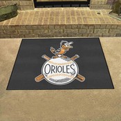 Baltimore Orioles All-Star Rug - 34 in. x 42.5 in. - Retro Collection, AGS-37155