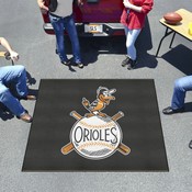 Baltimore Orioles Tailgater Rug - 5ft. x 6ft. - Retro Collection, AGS-37156