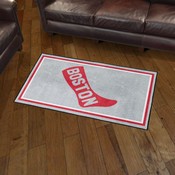 Boston Red Sox Plush Area Rug - Retro Collection, AGS-37164