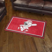 Cincinnati Reds Plush Area Rug - Retro Collection, AGS-37194