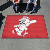 Cincinnati Reds Ulti-Mat Rug - 5ft. x 8ft. - Retro Collection, 37199