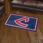 Cleveland Indians Plush Area Rug - Retro Collection, AGS-37200