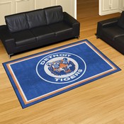 Detroit Tigers Plush Area Rug - Retro Collection, AGS-37206