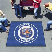 Detroit Tigers Tailgater Rug - 5ft. x 6ft. - Retro Collection, 37210