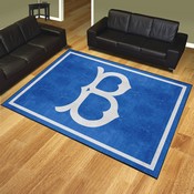 Brooklyn Dodgers Plush Area Rug - Retro Collection - Retro B Logo, AGS-37242