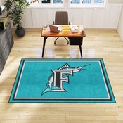Florida Marlins Plush Area Rug - Retro Collection, AGS-37254