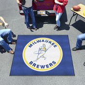 Milwaukee Brewers Tailgater Rug - 5ft. x 6ft. - Retro Collection, 37264