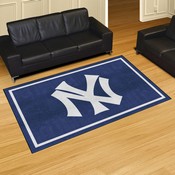 New York Yankees Plush Area Rug - Retro Collection, AGS-37278