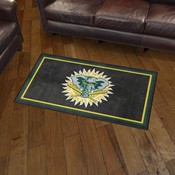 Oakland Athletics Plush Area Rug - Retro Collection - Retro Elephant Logo, AGS-37290