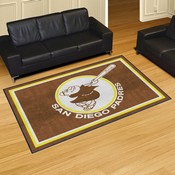 San Diego Padres Plush Area Rug - Retro Collection, AGS-37314