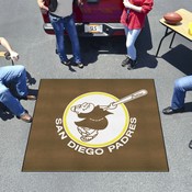 San Diego Padres Tailgater Rug - 5ft. x 6ft. - Retro Collection, 37318