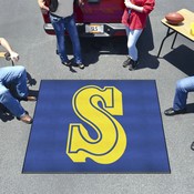 Seattle Mariners Tailgater Rug - 5ft. x 6ft. - Retro Collection, AGS-37330
