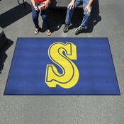 Seattle Mariners Ulti-Mat Rug - 5ft. x 8ft. - Retro Collection, AGS-37331