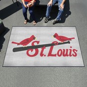 St. Louis Cardinals Ulti-Mat Rug - 5ft. x 8ft. - Retro Collection, 37355