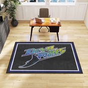 Tampa Bay Devil Rays Plush Area Rug - Retro Collection, AGS-37356