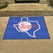 Texas Rangers All-Star Rug - 34 in. x 42.5 in. - Retro Collection, AGS-37365